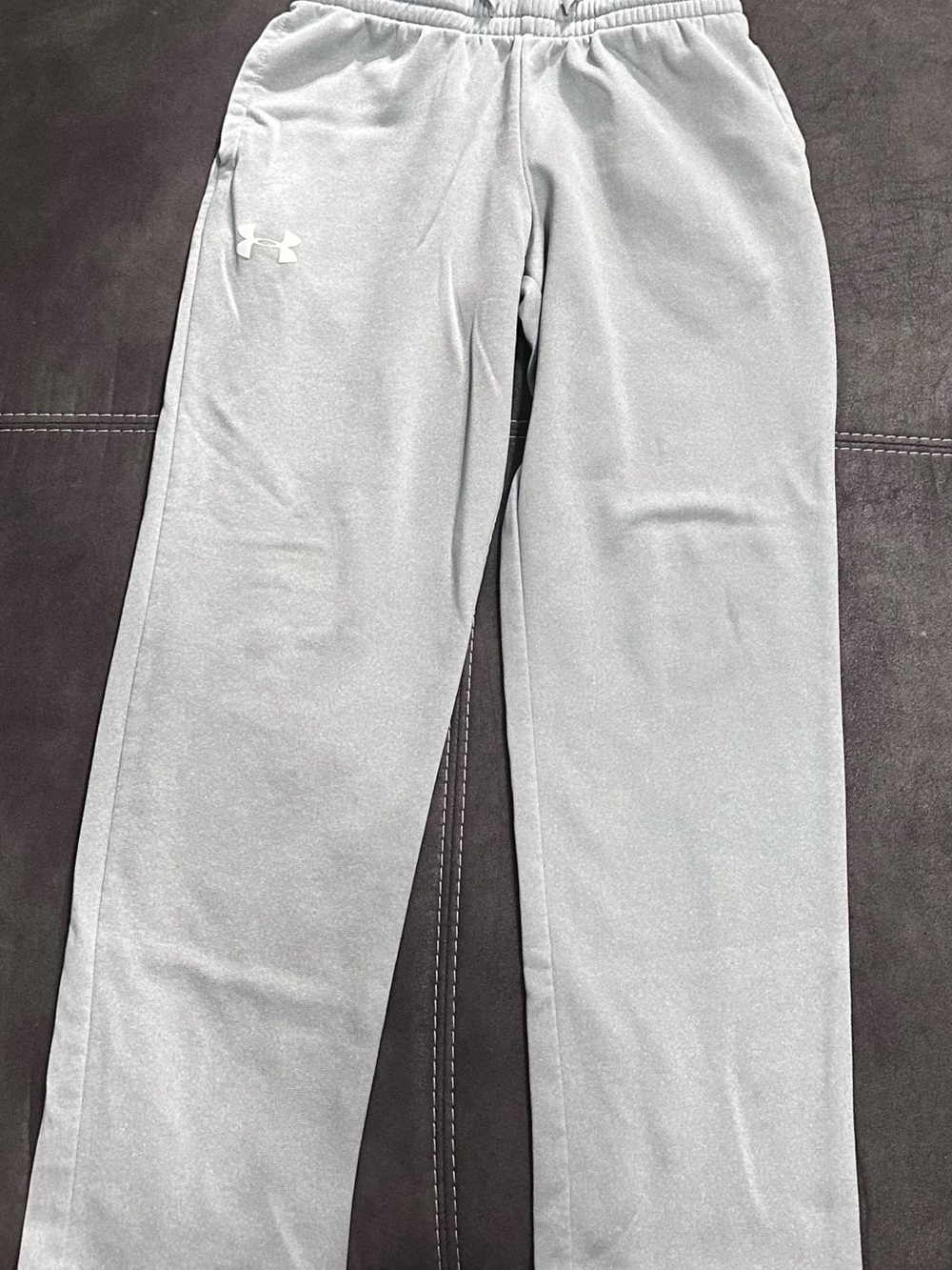Under Armour Light Gray Boys' Athletic Joggers